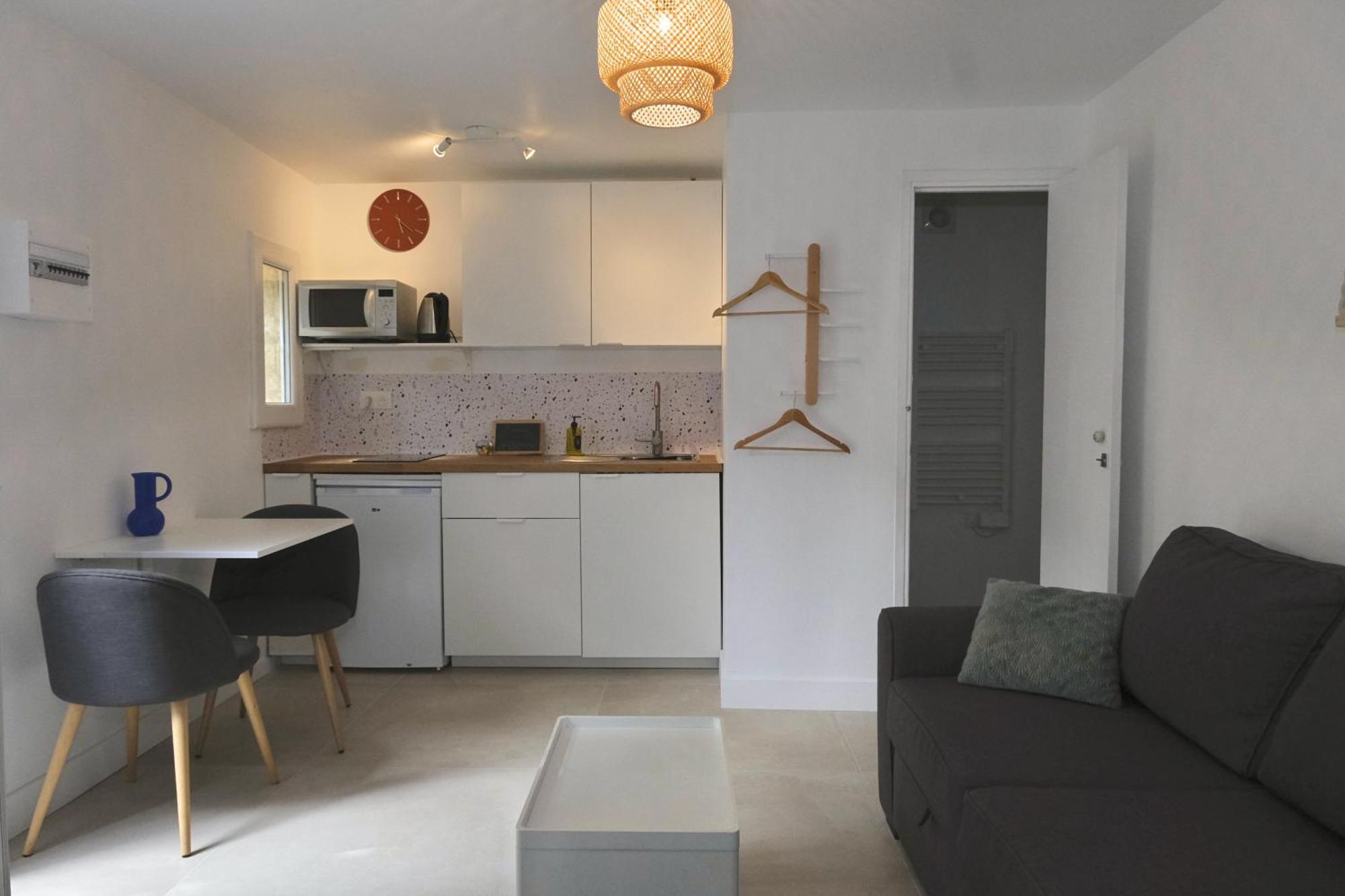 Studio Independant Avec Jardin Bouc-Bel-Air Dış mekan fotoğraf